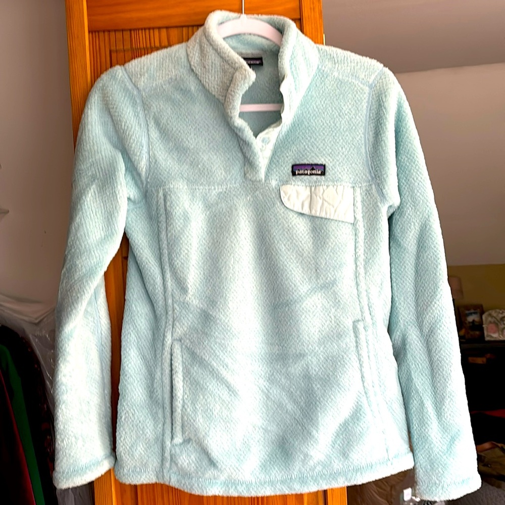 Patagonia snap neck fleece pull over